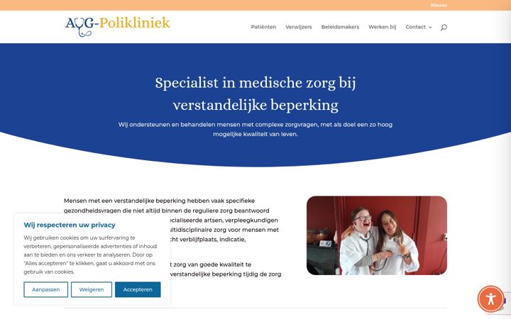 Screenshot του avg-polikliniek.nl