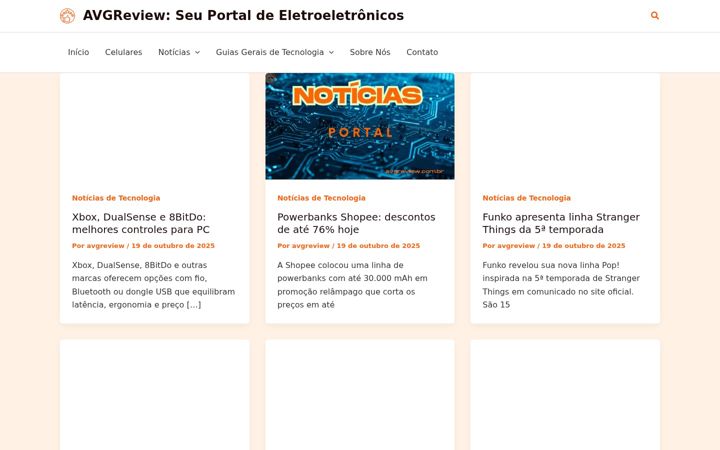 Screenshot of avgreview.com.br