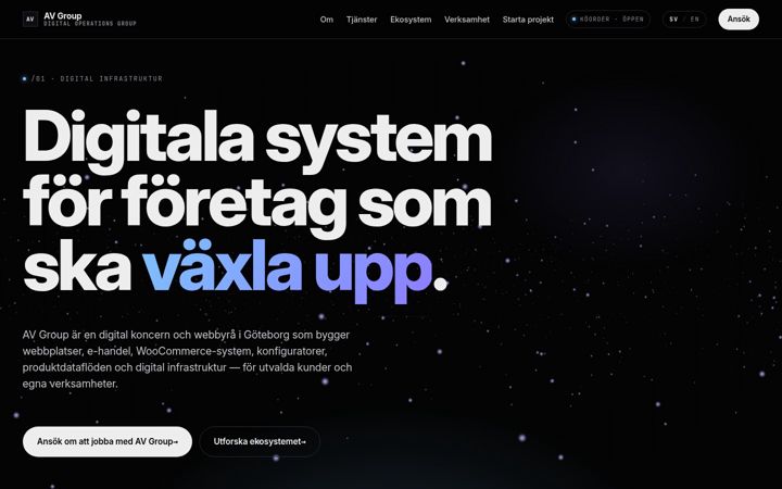 Screenshot of avgroup.se