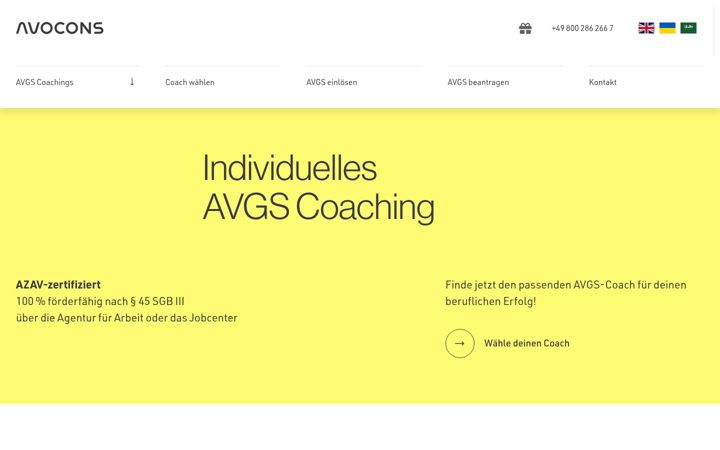 Screenshot του avgs-coaching.de