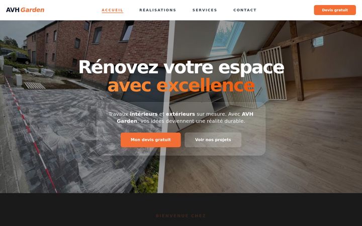 Snímek obrazovky avh-garden.be