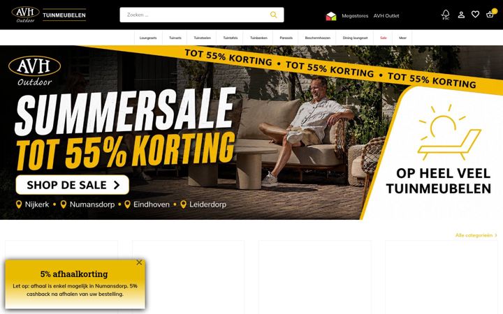 Képernyőkép: avh-outdoor.nl