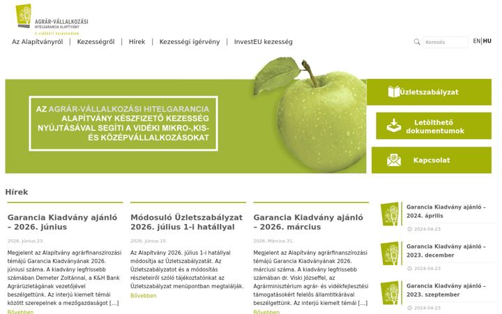 Screenshot of avhga.hu
