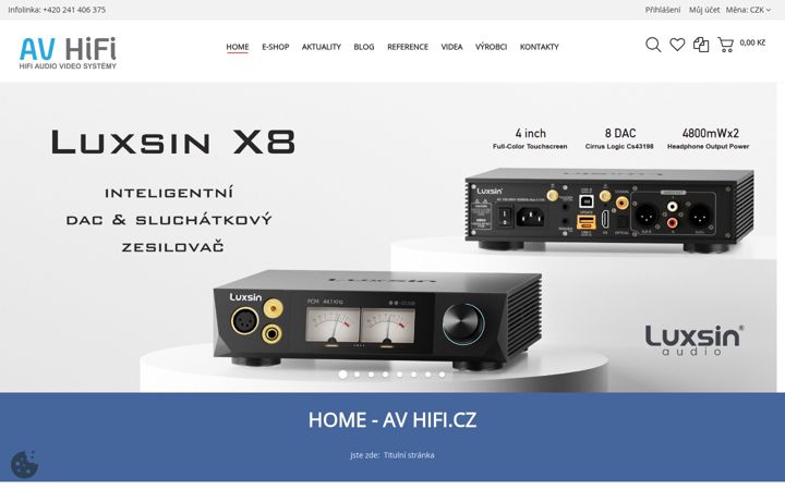 Screenshot of avhifi.cz