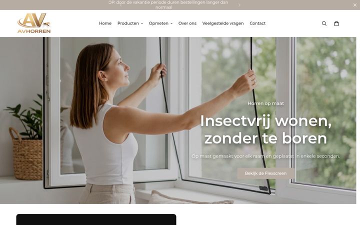 Screenshot of avhorren.nl