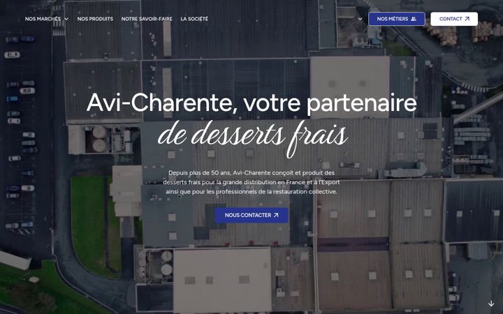 Snimka zaslona za avi-charente.fr