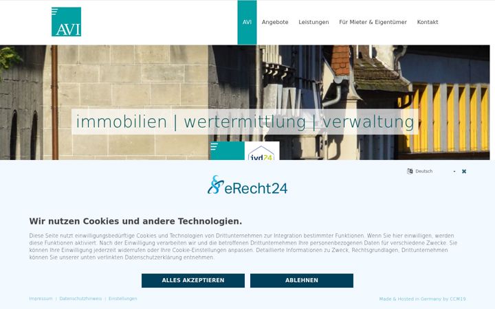 Ekrānuzņēmums no avi-halle.de