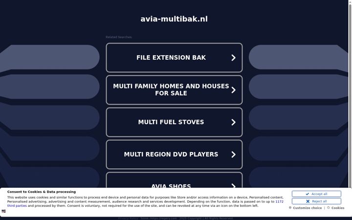 Screenshot of avia-multibak.nl