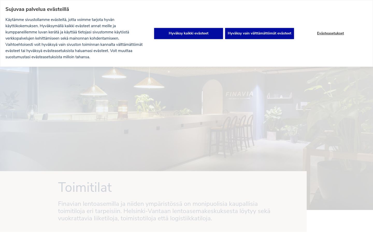 Screenshot van de toestemmingsbanner zoals getoond vóór enige interactie