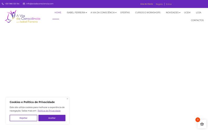Skjermbilde av aviadaconsciencia.com