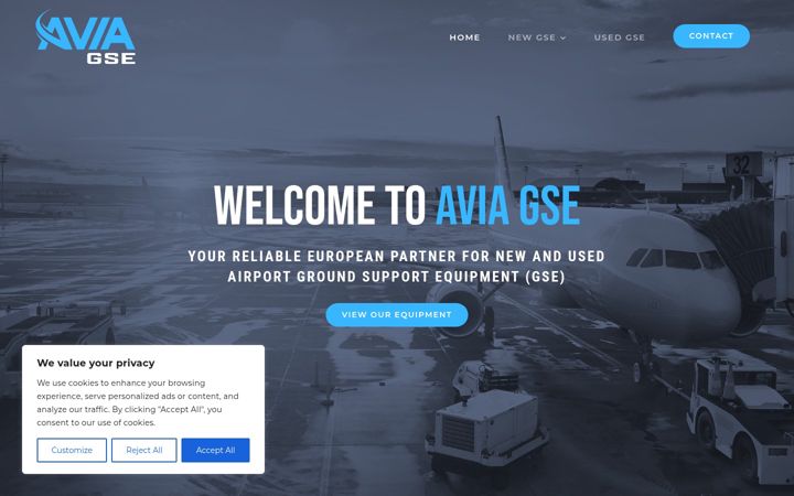 Screenshot of aviagse.com