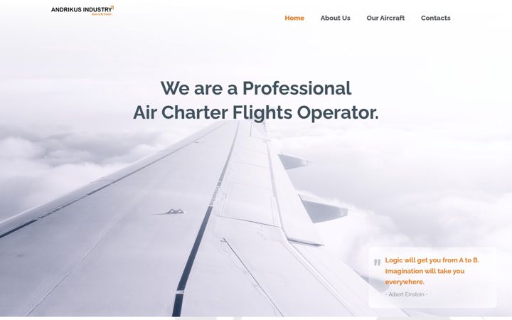 Screenshot of aviaindustry.com