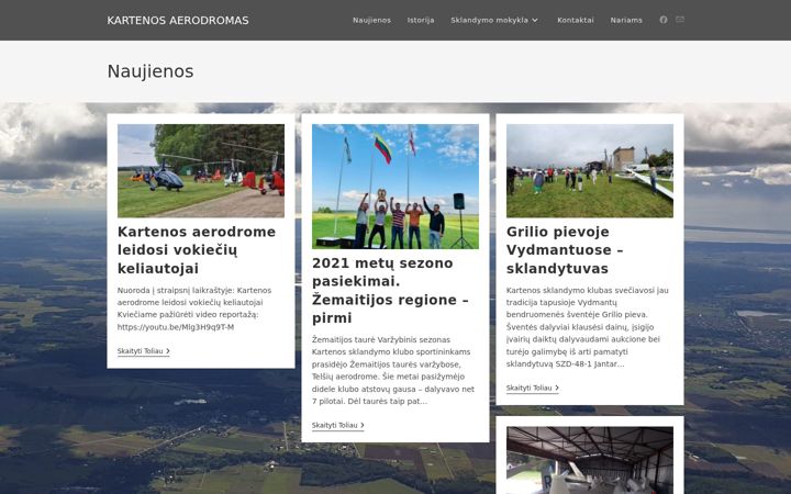 Screenshot of aviakartena.lt