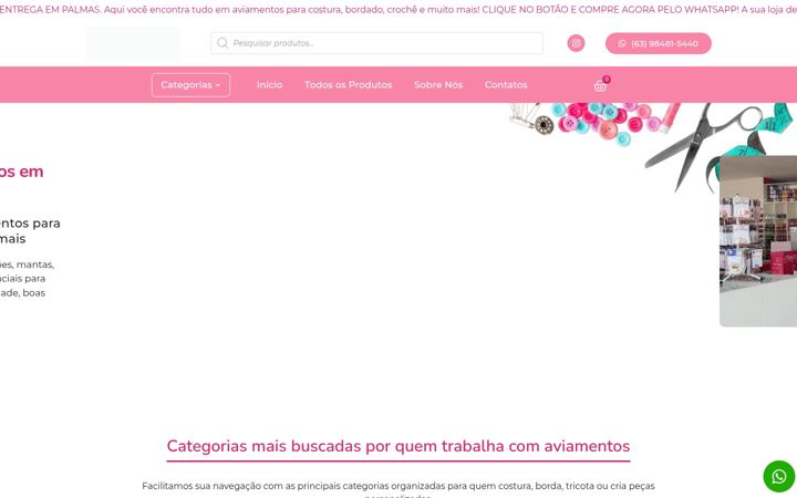 Snimka zaslona za aviamentoslacochic.com.br