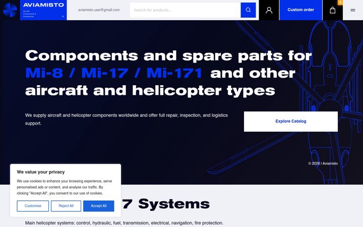 Screenshot of aviamisto.com