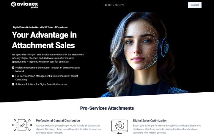 Screenshot of avianex.com