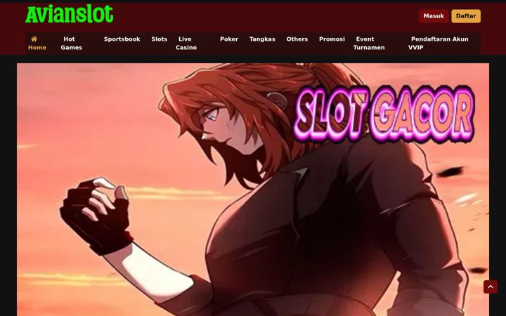 Screenshot of avianslot.org