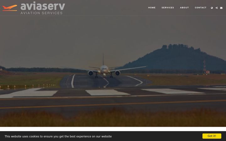 Ekrano kopija aviaserv.gr