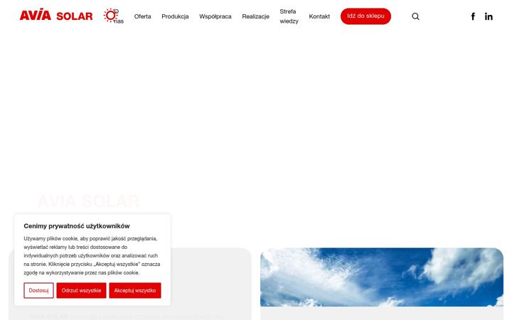 Screenshot of aviasolar.pl
