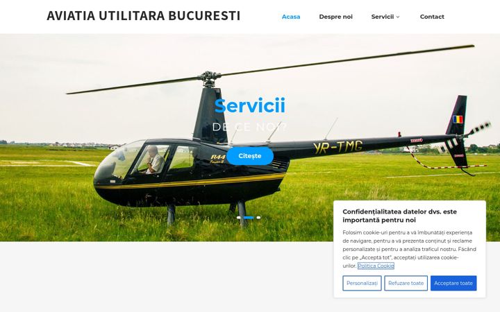 Screenshot of aviatia-utilitara.ro