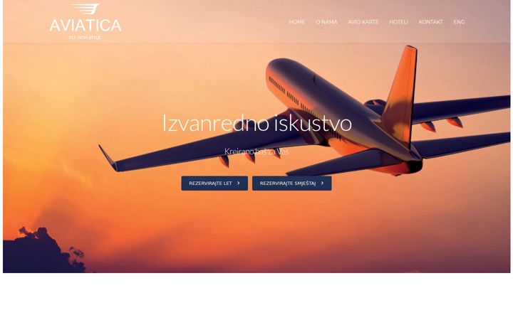Screenshot of aviatica.hr