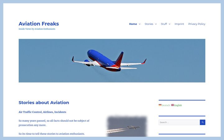 Screenshot of aviation-freaks.de