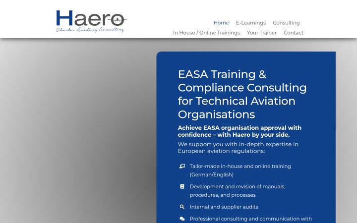 Screenshot of aviation-trainer.de
