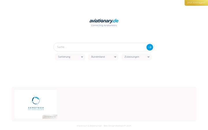 Screenshot of aviationary.de