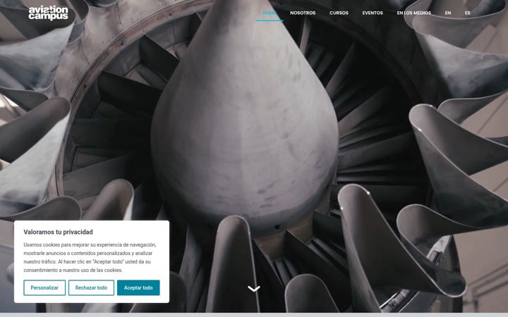 Screenshot of aviationcampus.org