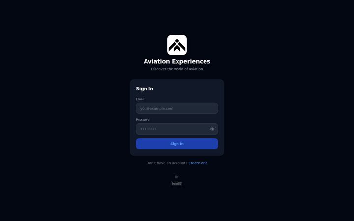 Screenshot of aviationexperiences.com