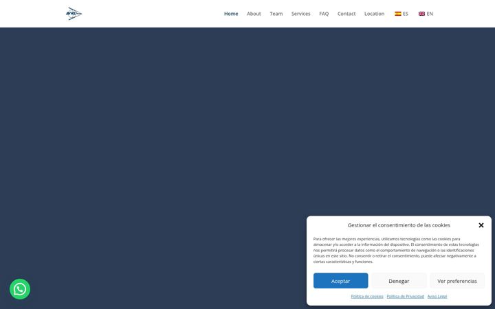 Screenshot van aviationhandling.net