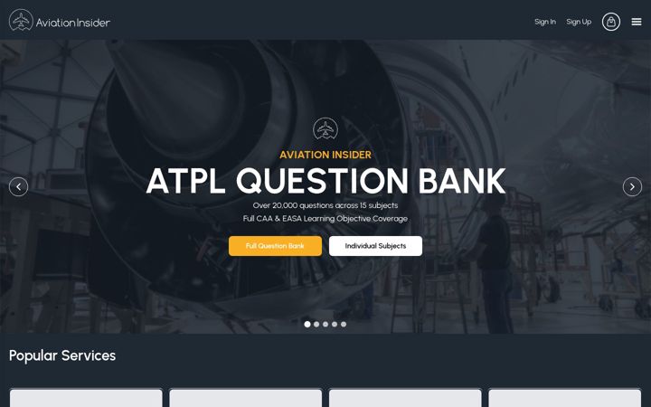 Screenshot of aviationinsider.com