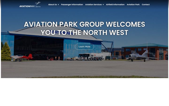 Screenshot of aviationparkgroup.co.uk