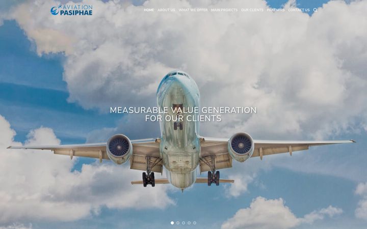 Screenshot of aviationpasiphae.com