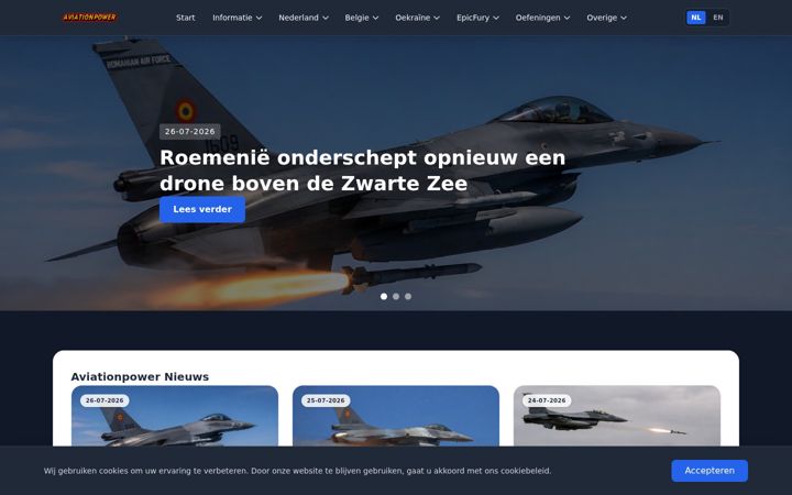 Screenshot of aviationpower.nl