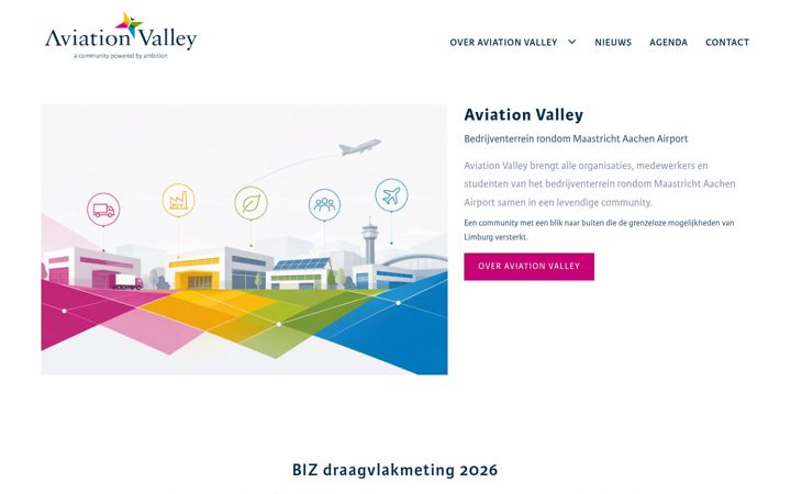 Screenshot of aviationvalley.nl