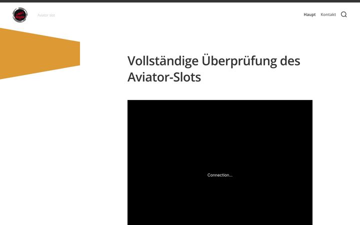 Screenshot of aviator-slot.de