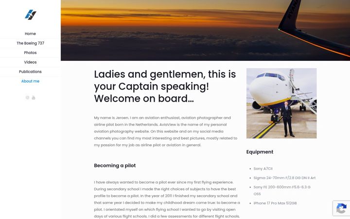 Screenshot of aviaview.net