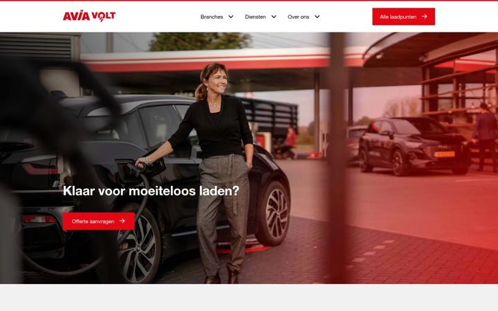 Screenshot of aviavolt.nl