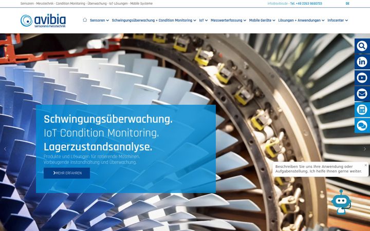 Screenshot of avibia.de