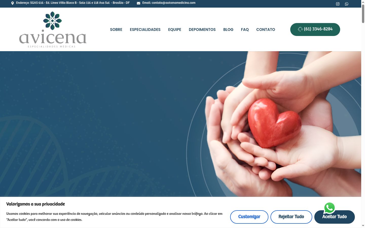 Snimka zaslona bannera za privolu prikazanog prije bilo kakve interakcije