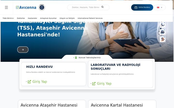 Screenshot of avicennaint.com