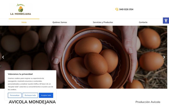 Screenshot of avicolamondejana.com