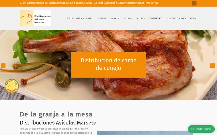 Screenshot of avicolasmarsesa.es