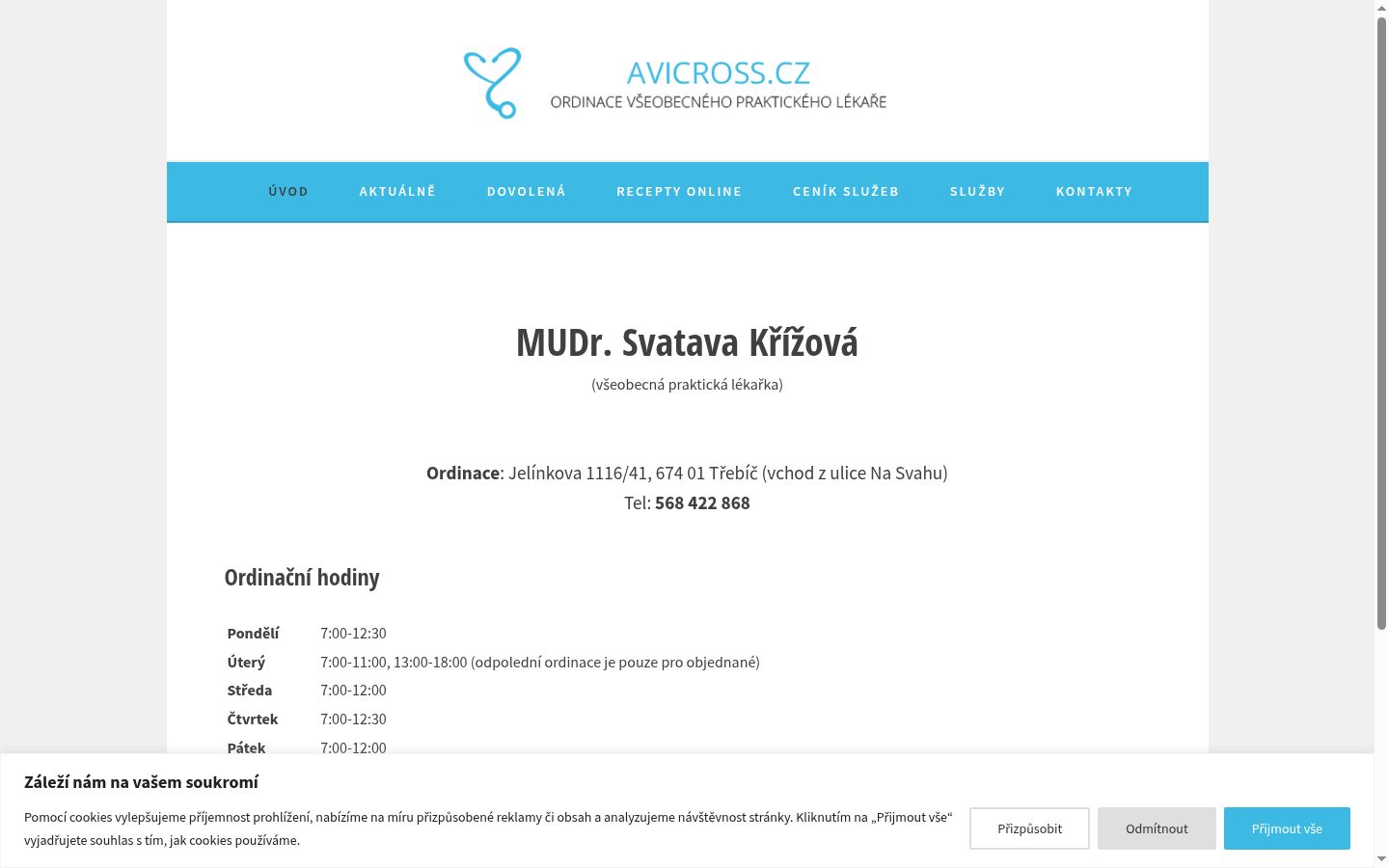 Snímek obrazovky baneru souhlasu zobrazeného před jakoukoli interakcí