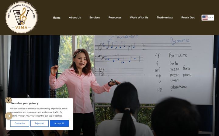 Screenshot of avictoryschool.com
