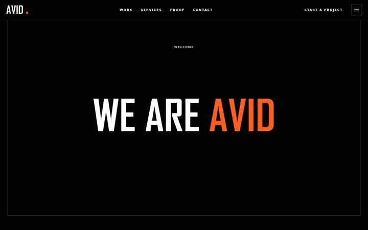 Screenshot of avid.marketing