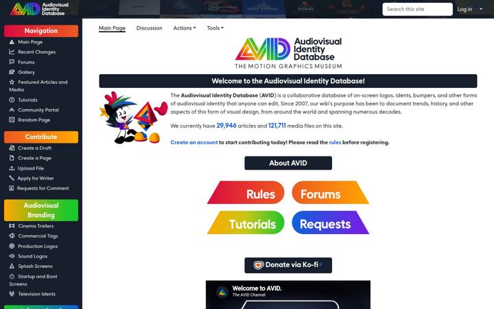 Screenshot of avid.wiki