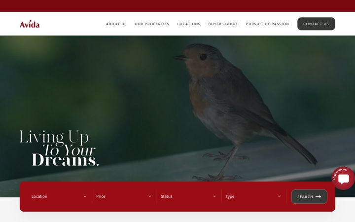 Screenshot of avidaland.com