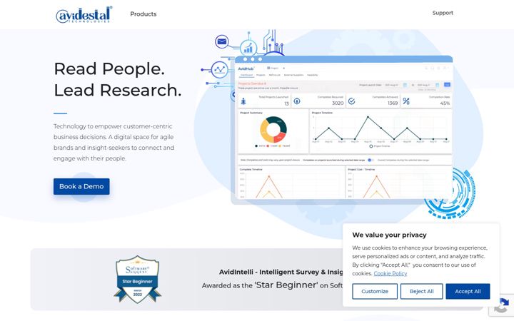 Screenshot of avidestal.com